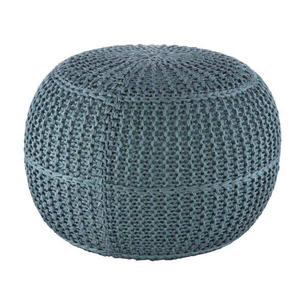 Dita Pouf- Aqua by Surya - Image 2